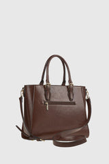 VERDE FASHION | Borsa a spalla in ecopelle verniciata