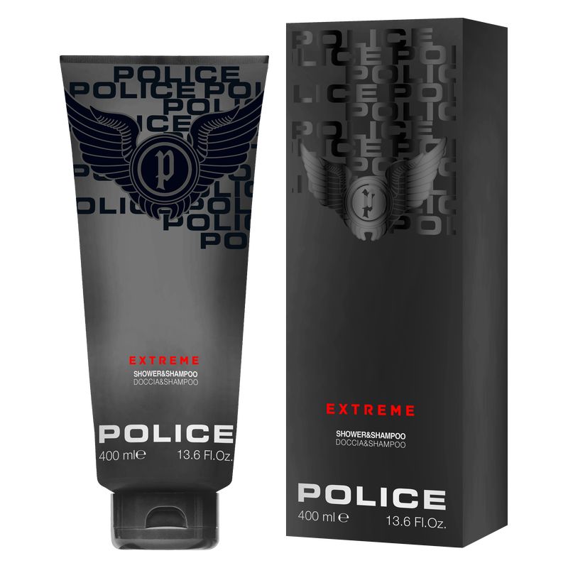 Police Extreme Doccia e Shampoo 400 ml