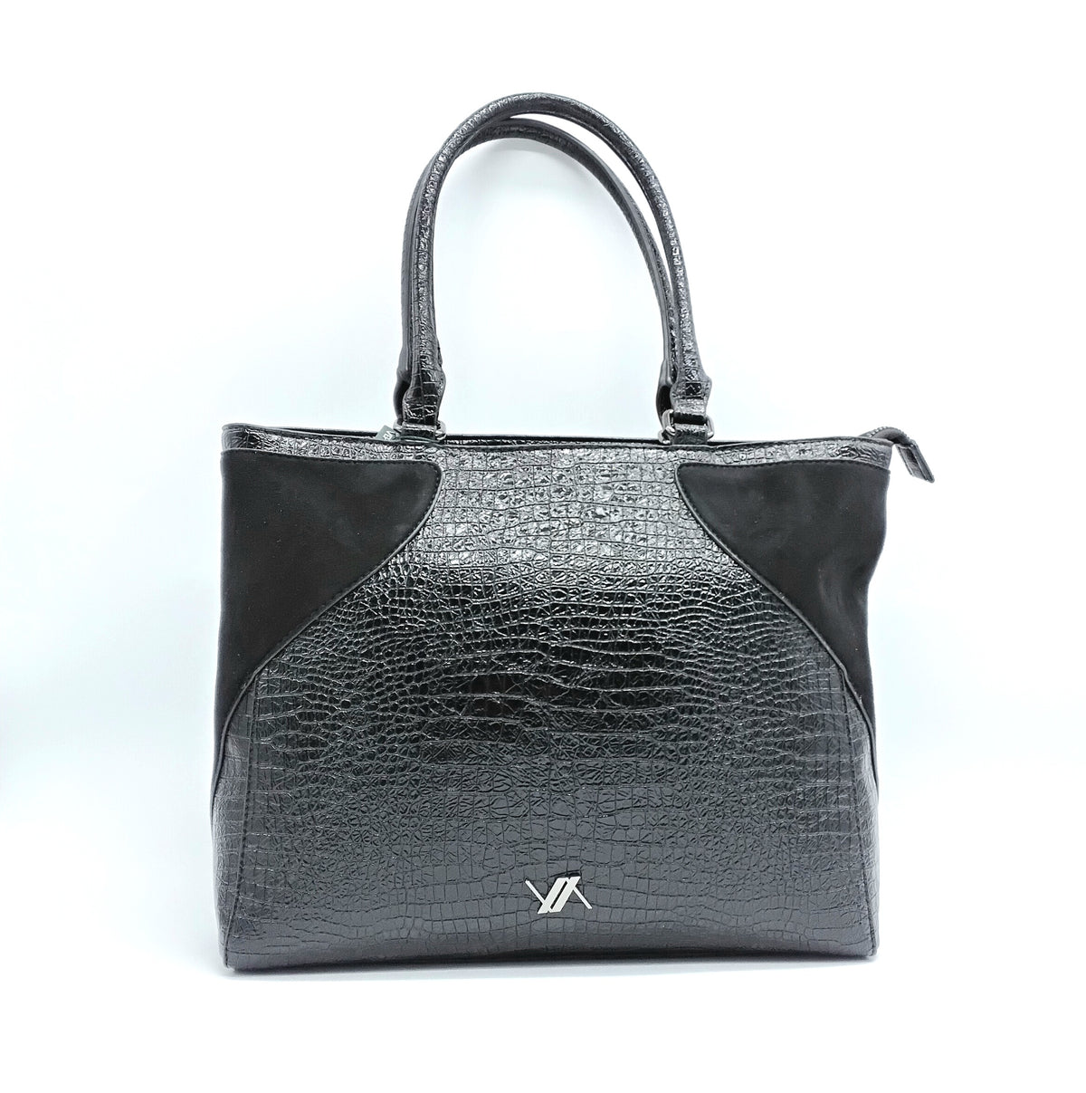 VERDE FASHION | Borsa Pitonata Lucida