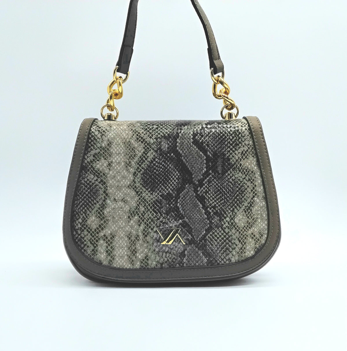 VERDE FASHION | Borsa a Mano pitonata