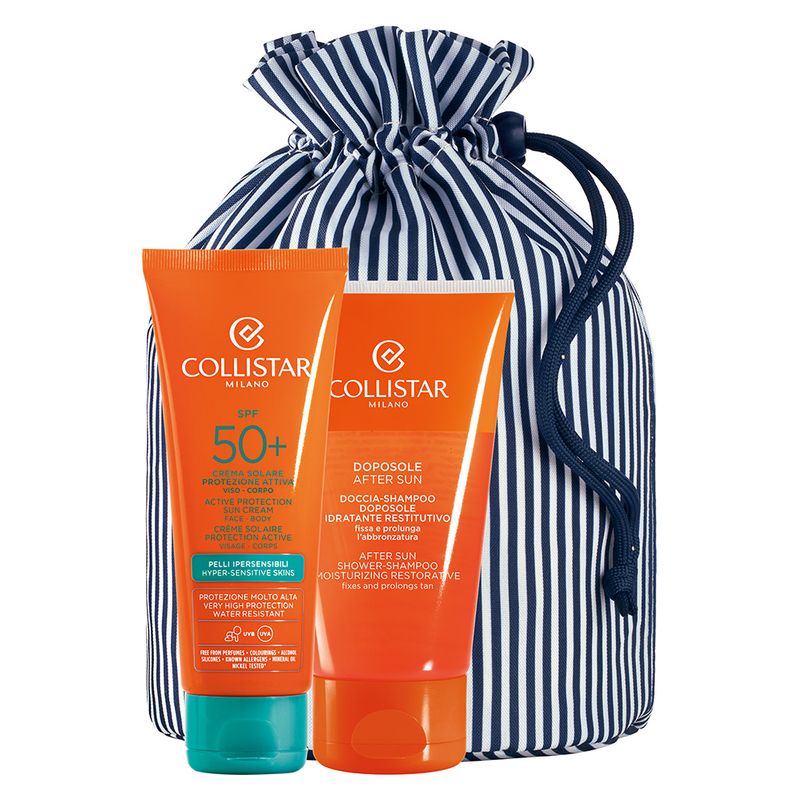 Collistar Cofanetto Crema Solare 50+ e Shampoo Doccia Doposole