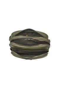 VERDE FASHION | Borsa a tracolla doppia zip