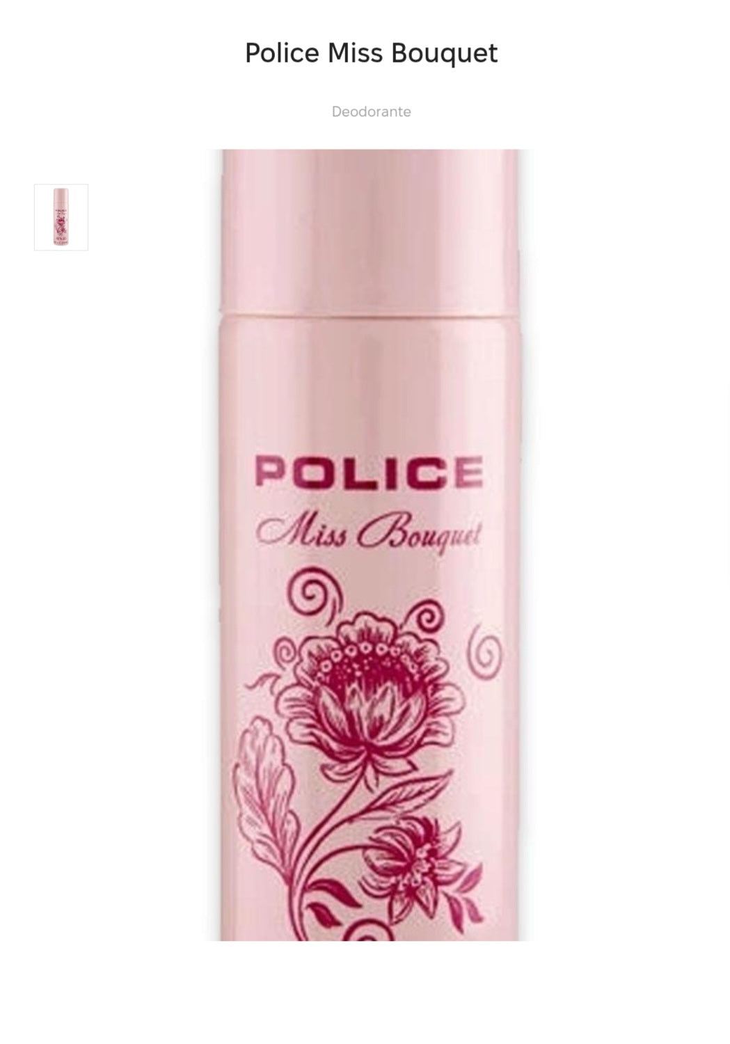 POLICE Miss Bouquet Deodorant Body Spray For Woman 200 ml