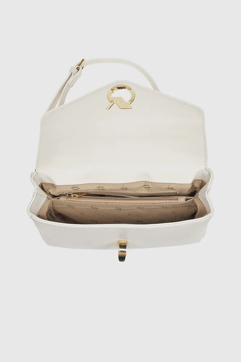 VERDE FASHION Borsa a tracolla con patta