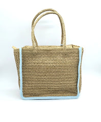 Naj-Oleari Borsa mare Set Flo2 azzurro