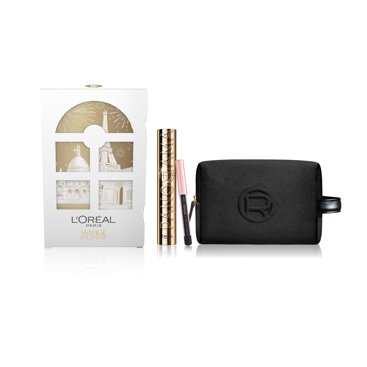 L'OREAL Voyage Enchanté Confezione Mascara + Mini-Matita e Pochette Nera
