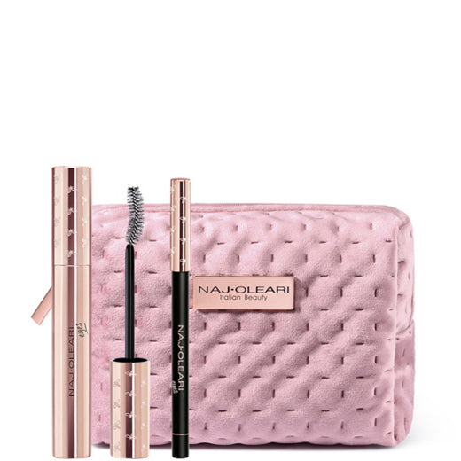 NAJ•OLEARI Italian Beauty Cofanetto Mascara + Deep Eye Kajal + Make-up Pouch