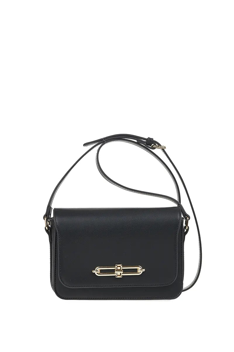 VERDE FASHION | Borsa a tracolla con pattina