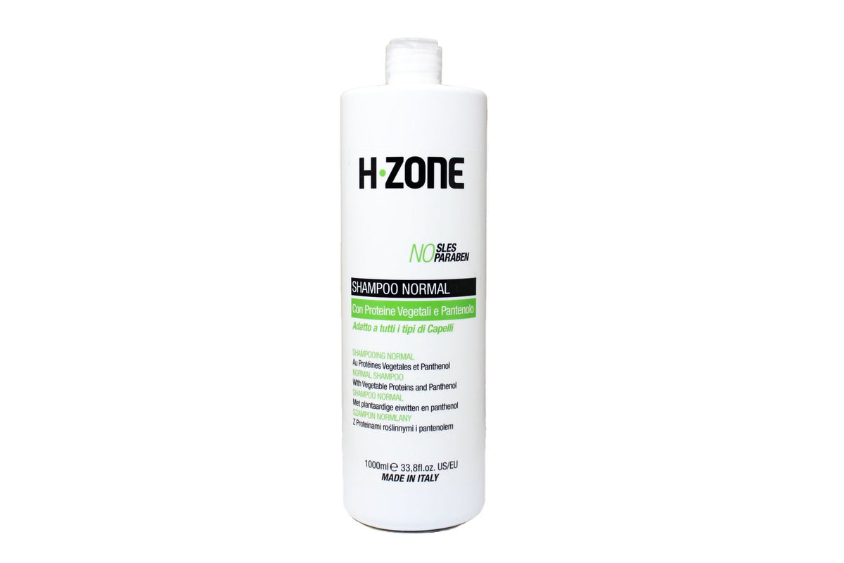 H ZONE - SHAMPOO NORMAL CON PROTEINE VEGETALI E PANTENOLO 1000 ML