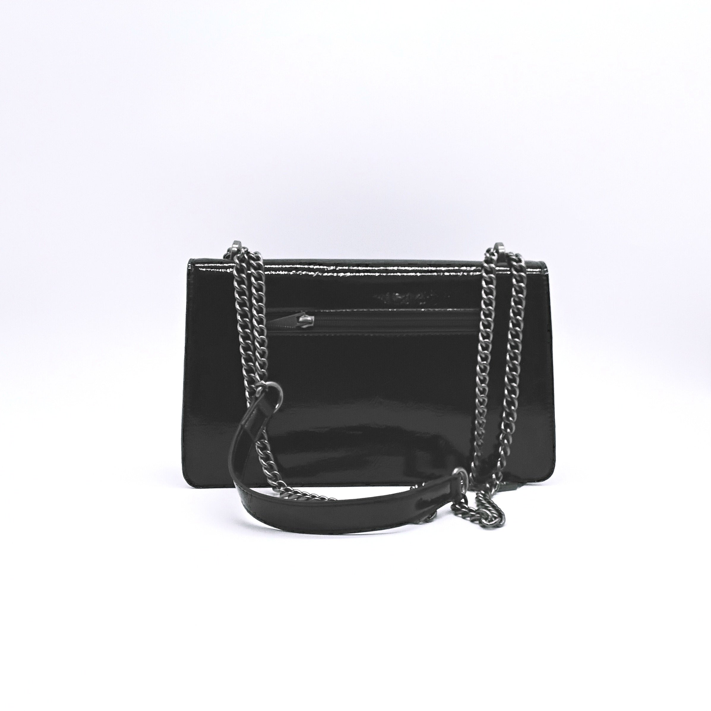 VERDE FASHION | Borsa a tracolla con patta