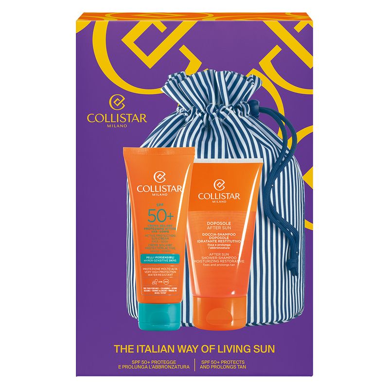 Collistar Cofanetto Crema Solare 50+ e Shampoo Doccia Doposole