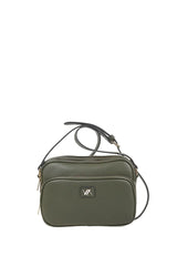 VERDE FASHION | Borsa a tracolla doppia zip
