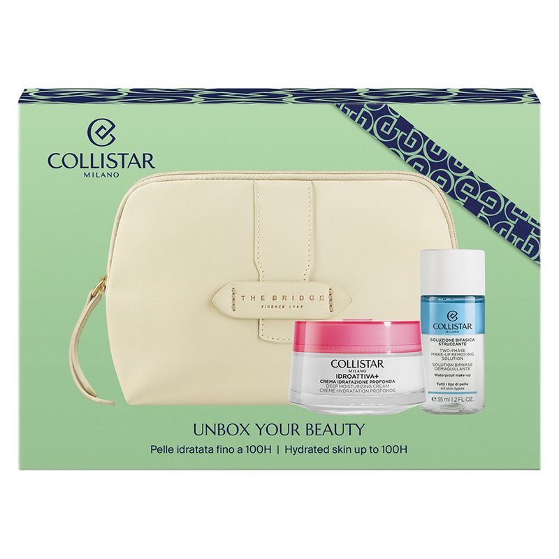 COLLISTAR Confezione The Bridge Crema Idroattiva+ e Struccante Bifasico con Pochette