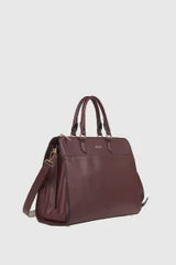 VERDE FASHION | Borsa tote in ecopelle goffrata