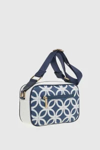 VERDE FASHION | Camera bag fantasia con logo