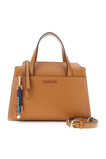 CafèNoir Bauletto effetto pelle saffiano con charms multicolor WA0901