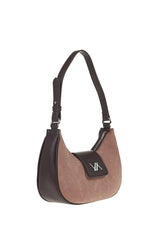 VERDE FASHION | Borsa hobo a spalla con fibbia