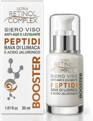 Retinol Complex Siero Viso Anti-Age e Levigante Peptidi Bava di Lumaca e Acido Ialuronico 30ml