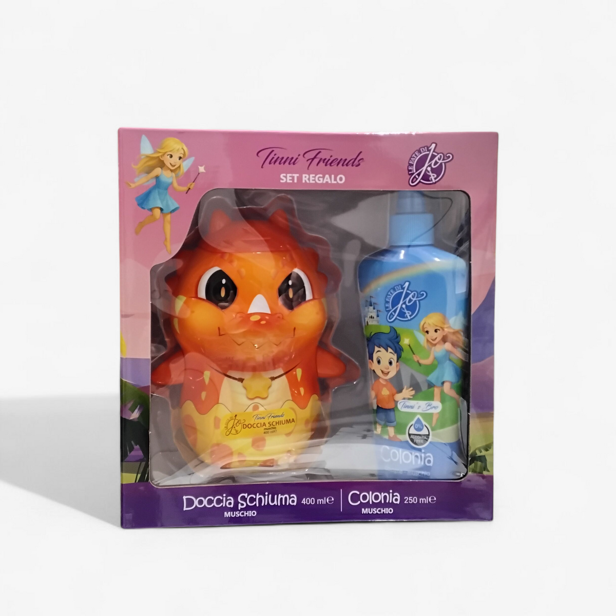 Tinni Friends Set Regalo Doccia Schiuma 400ml e Colonia 250ml al Muschio