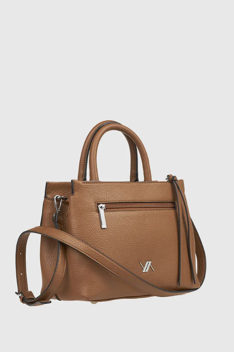 VERDE FASHION | Borsa mini tote dettaglio metallo