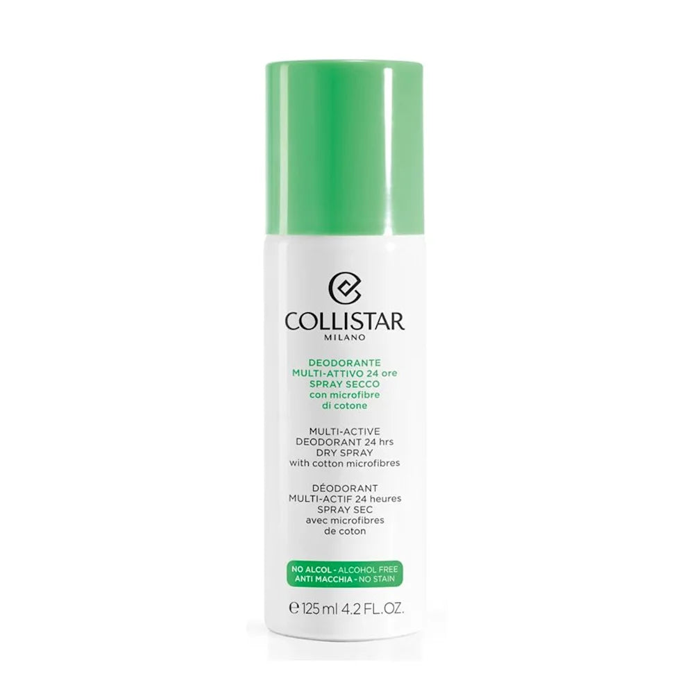 Collistar Deodorante Multi-attivo 24H Spray Secco con microfibre di cotone 125ml