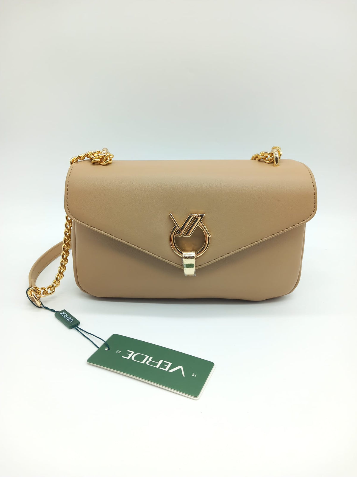 VERDE FASHION Borsa Tracolla Beige