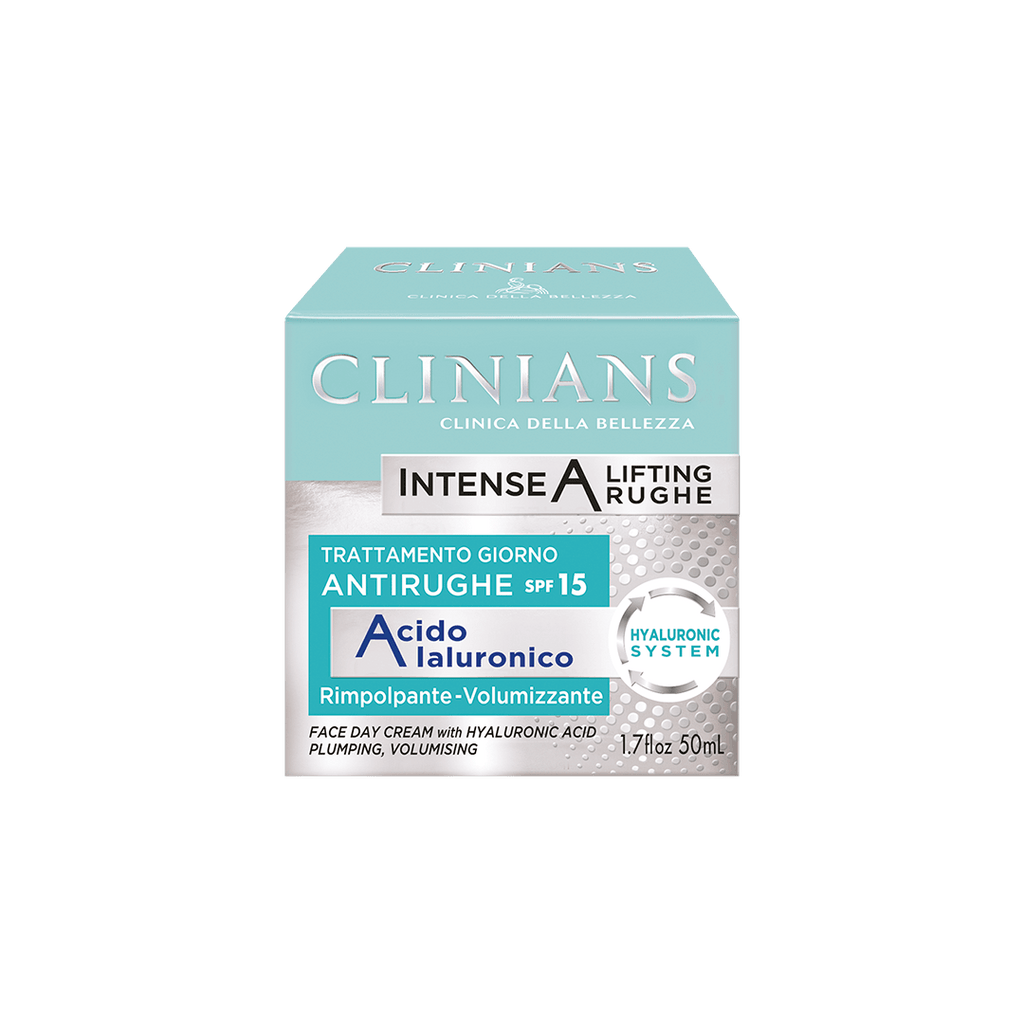 Clinians Confezione Intense A Lifting Rughe Trattamento Giorno 50ml  + Patch Occhi + Mascherina Notte