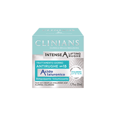 Clinians Confezione Intense A Lifting Rughe Trattamento Giorno 50ml  + Patch Occhi + Mascherina Notte