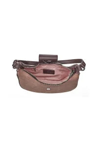 VERDE FASHION | Borsa hobo a spalla con fibbia