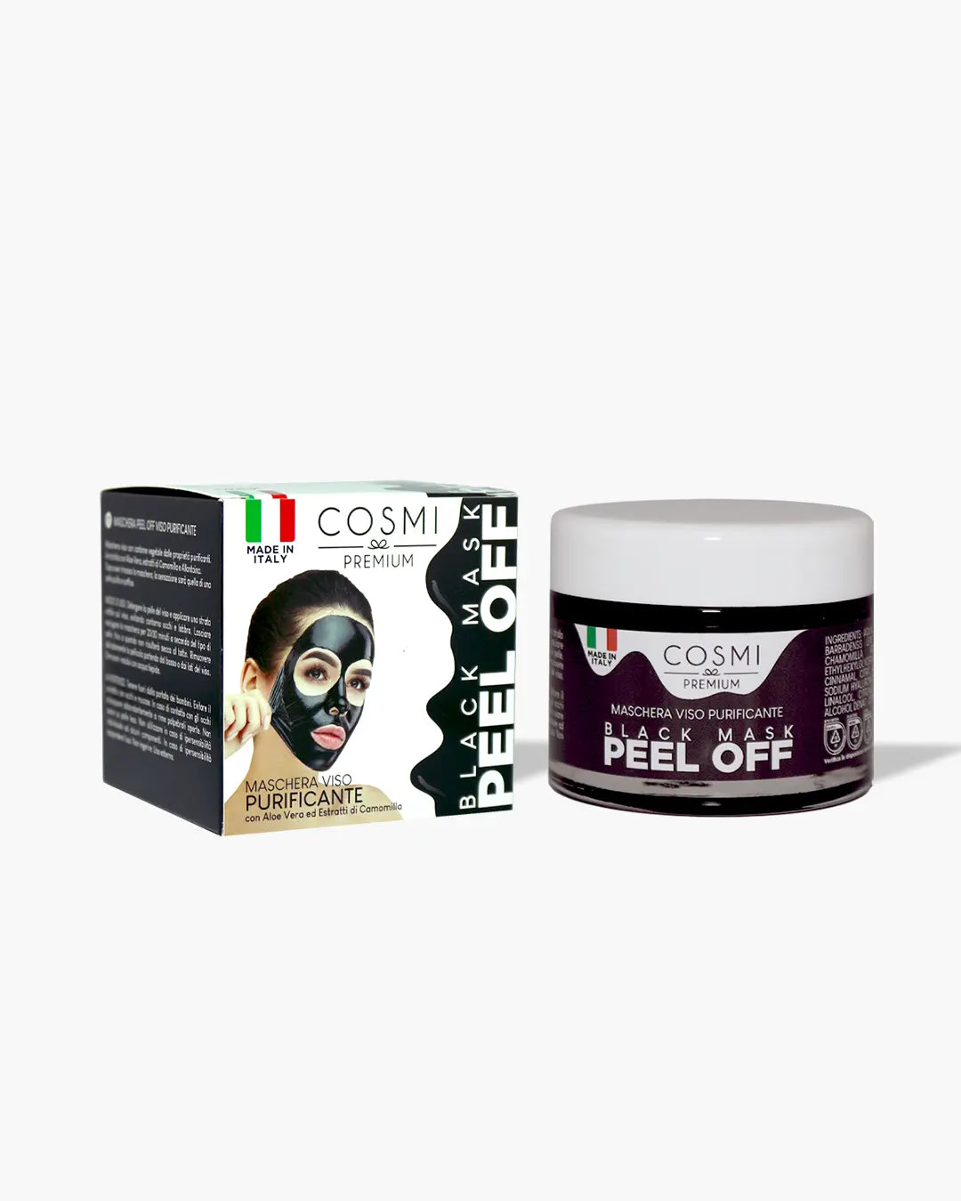 Cosmi Black Mask Peel Off al Carbone Vegetale 50ml