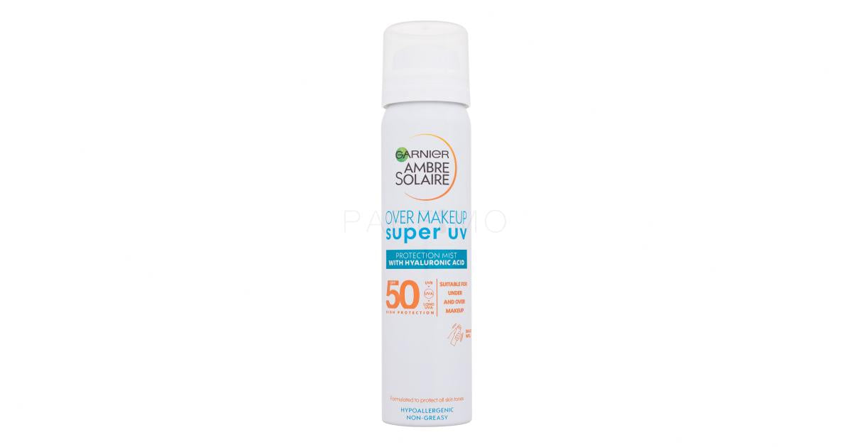 GARNIER Ambre Solaire super UV Over Make-Up Spray 50+ 75ml