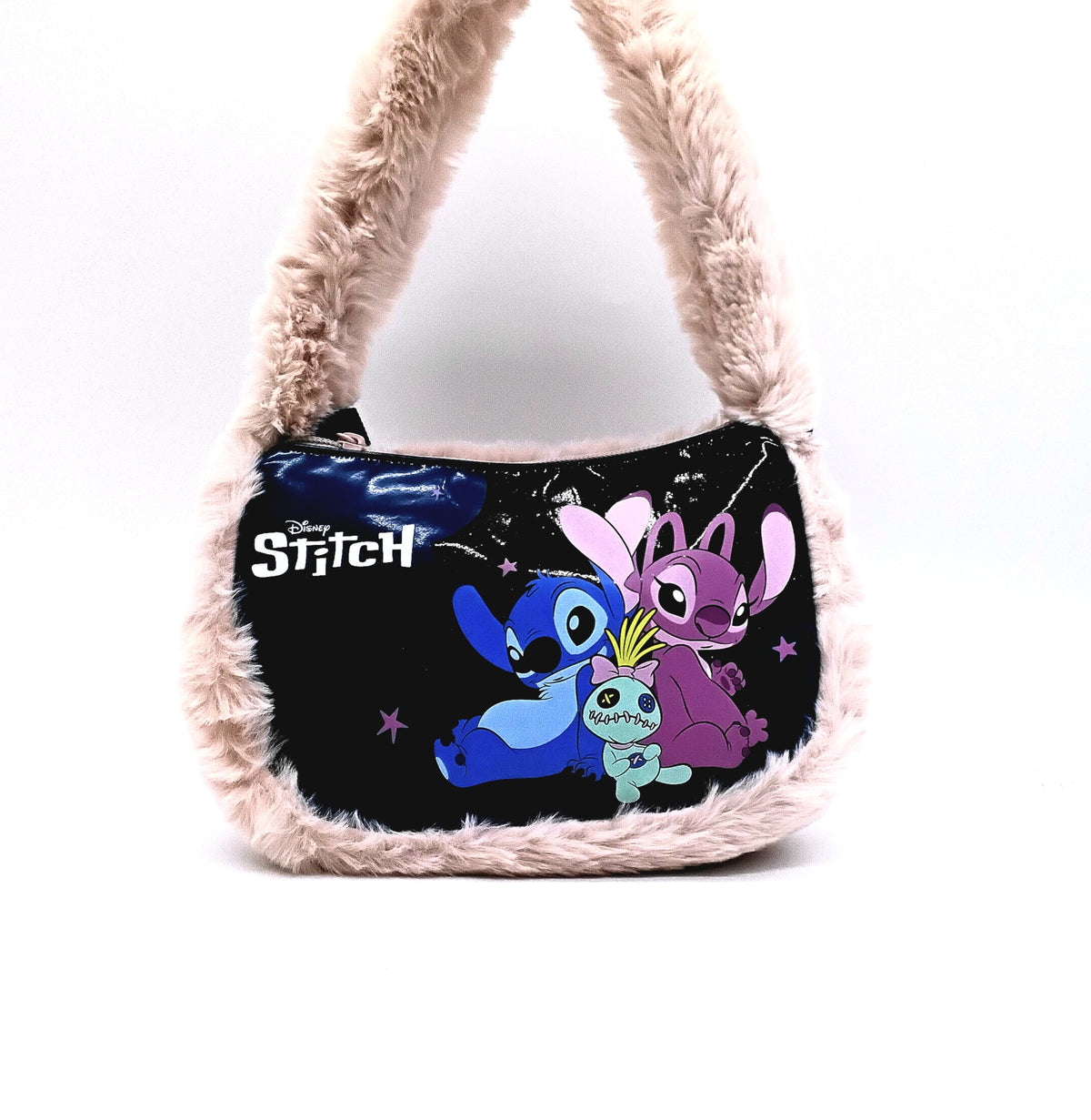 Seven Stitch Disney Borsa Peluche a Mano
