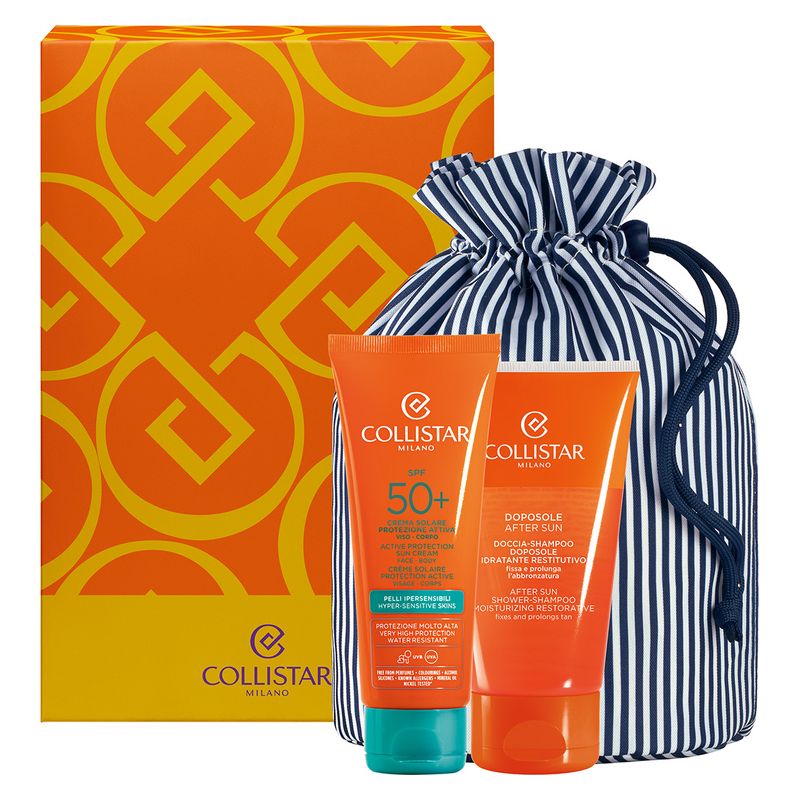 Collistar Cofanetto Crema Solare 50+ e Shampoo Doccia Doposole