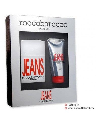 Roccobarocco Jeans Coffret Homme Edt 75Ml Vapo + After Shave Balm 100Ml