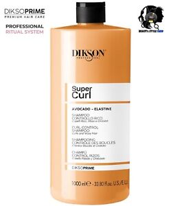 SHAMPOO CAPELLI RICCI AVOCADO DIKSON SUPER CURL 300ML MOSSI E ONDULATI