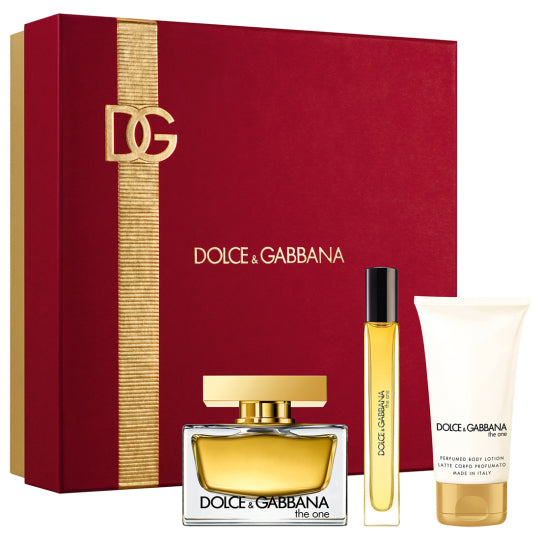 DOLCE & GABBANA THE ONE - COFANETTO EAU DE PARFUM 75 ML + EAU DE PARFUM 10 ML + BODY LOTION